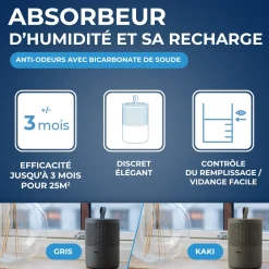 Absorbeur d'humidité + 1 tablette