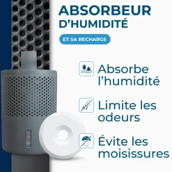 Absorbeur d'humidité + 1 tablette