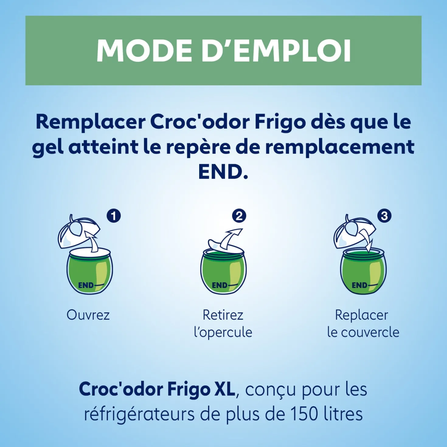 Absorbeur d'odeurs Frigo XL
