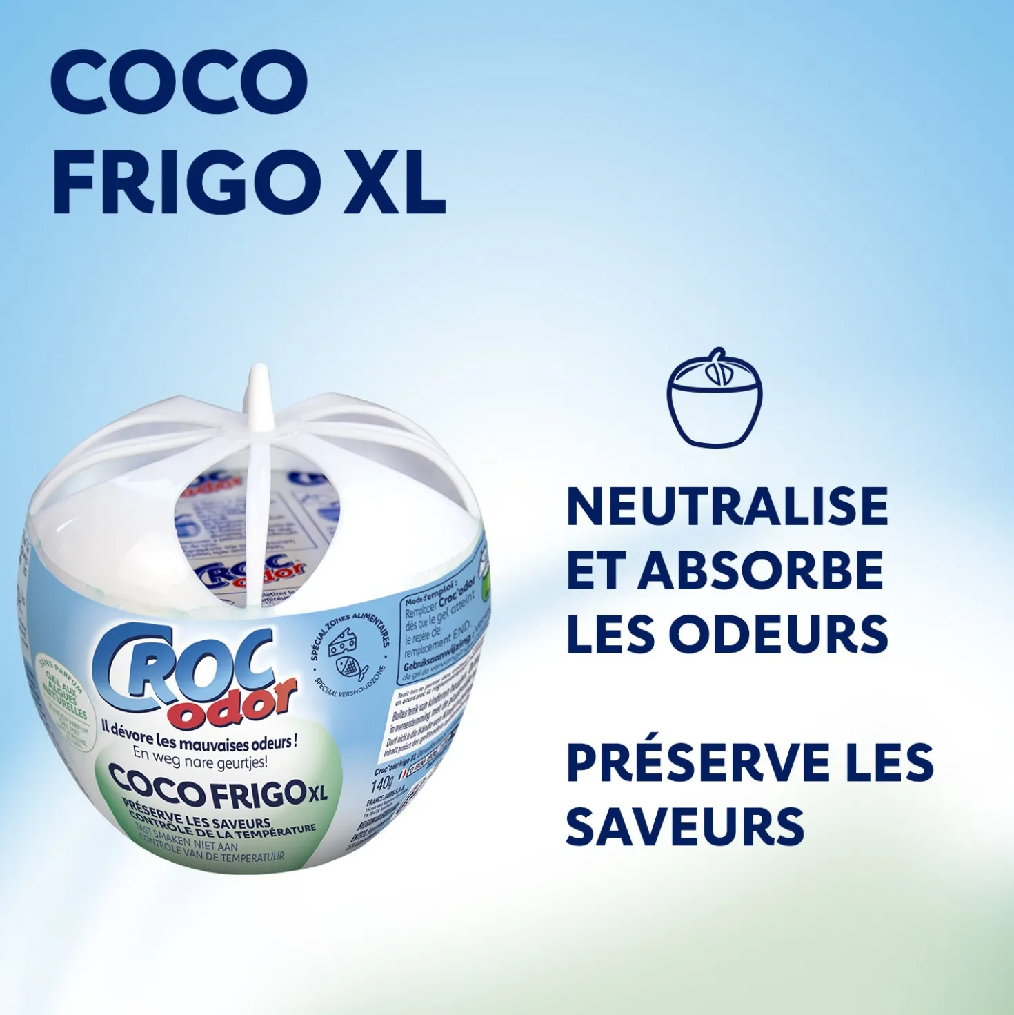 Absorbeur d'odeurs Frigo XL