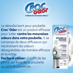 Absorbeur d'odeurs Poubelle Power x2