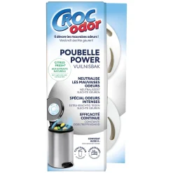 Absorbeur d'odeurs Poubelle Power x2