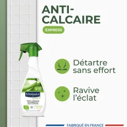 Anti-calcaire express pour salle de bains
