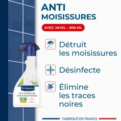 Anti-moisissures pour joints et salle de bains
