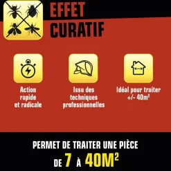 Aérosol diffusion automatique tous insectes
