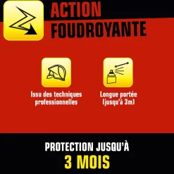 Aérosol foudroyant araignées