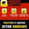 Aérosol foudroyant puces et larves