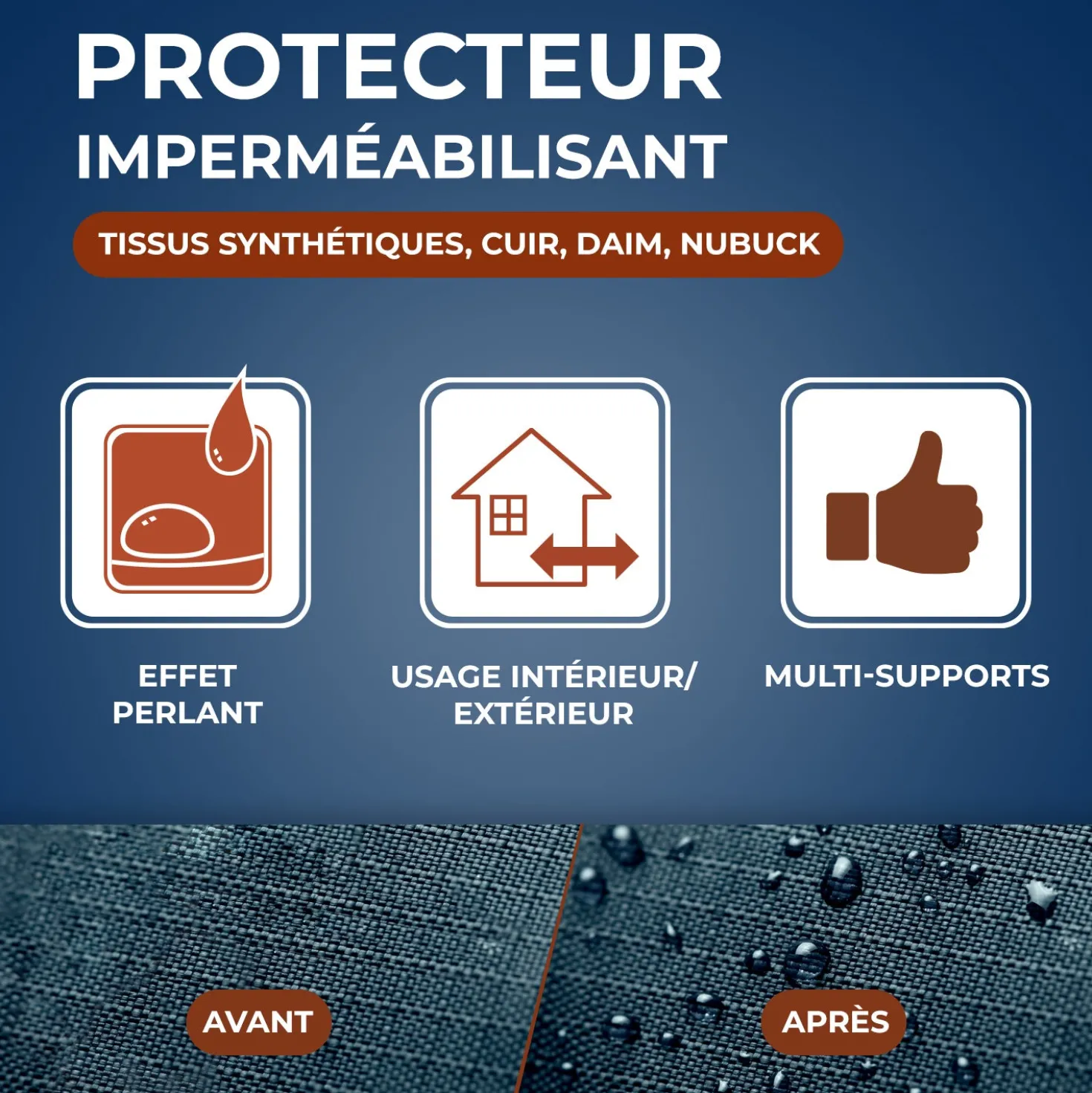 Aérosol Imperméabilisant Textiles et Cuir