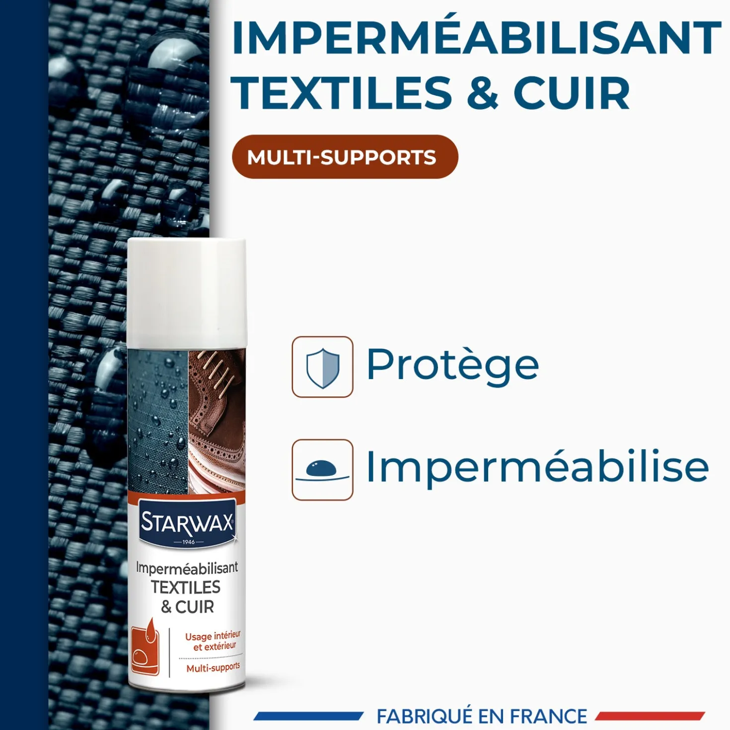 Aérosol Imperméabilisant Textiles et Cuir
