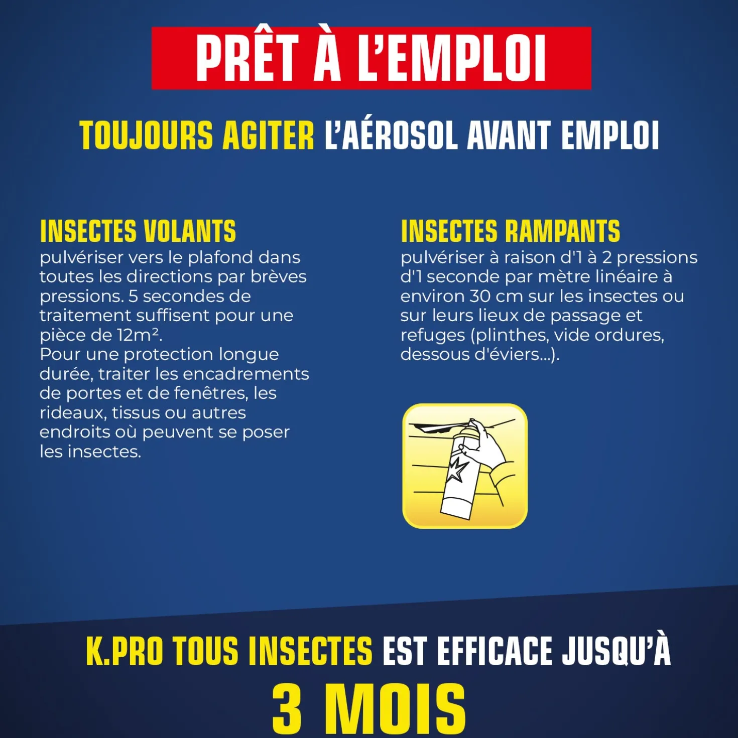 Aérosol tous insectes