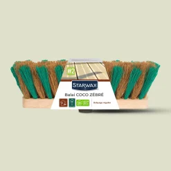 Balai coco zébré pour sols extérieurs FSC®