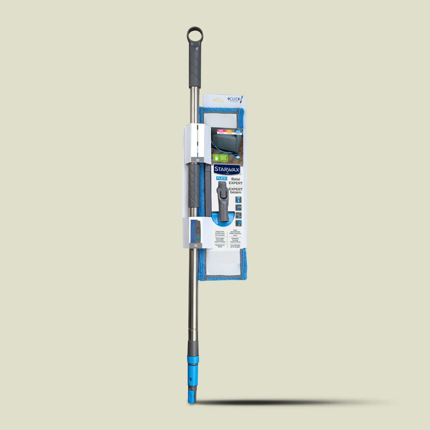 Balai Expert flexi Clic système