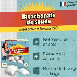 Bicarbonate de soude en doses prête à l'emploi