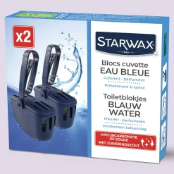Blocs cuvette eau bleue pour WC