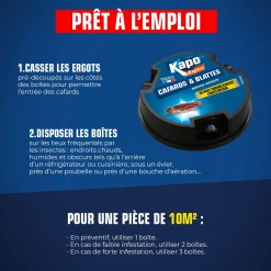 Boite appât cafards et blattes