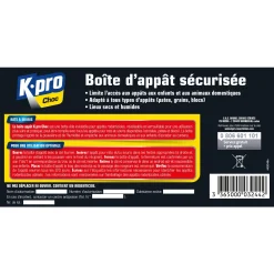 Boite appât sécurisée vide contre rats et souris