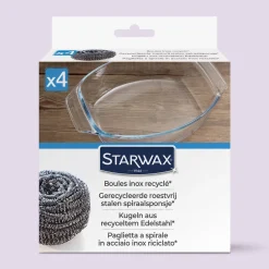 Boules inox recyclées x4 (70% recyclé)