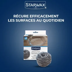 Boules inox recyclées x4 (70% recyclé)