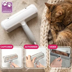 Brosse anti-poils animaux