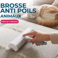 Brosse anti-poils animaux