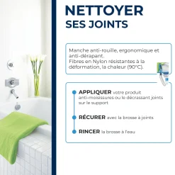 Brosse à joints ergonomie
