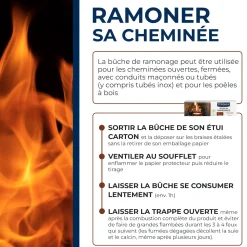 Buche de ramonage pour poêle et cheminée PEFC