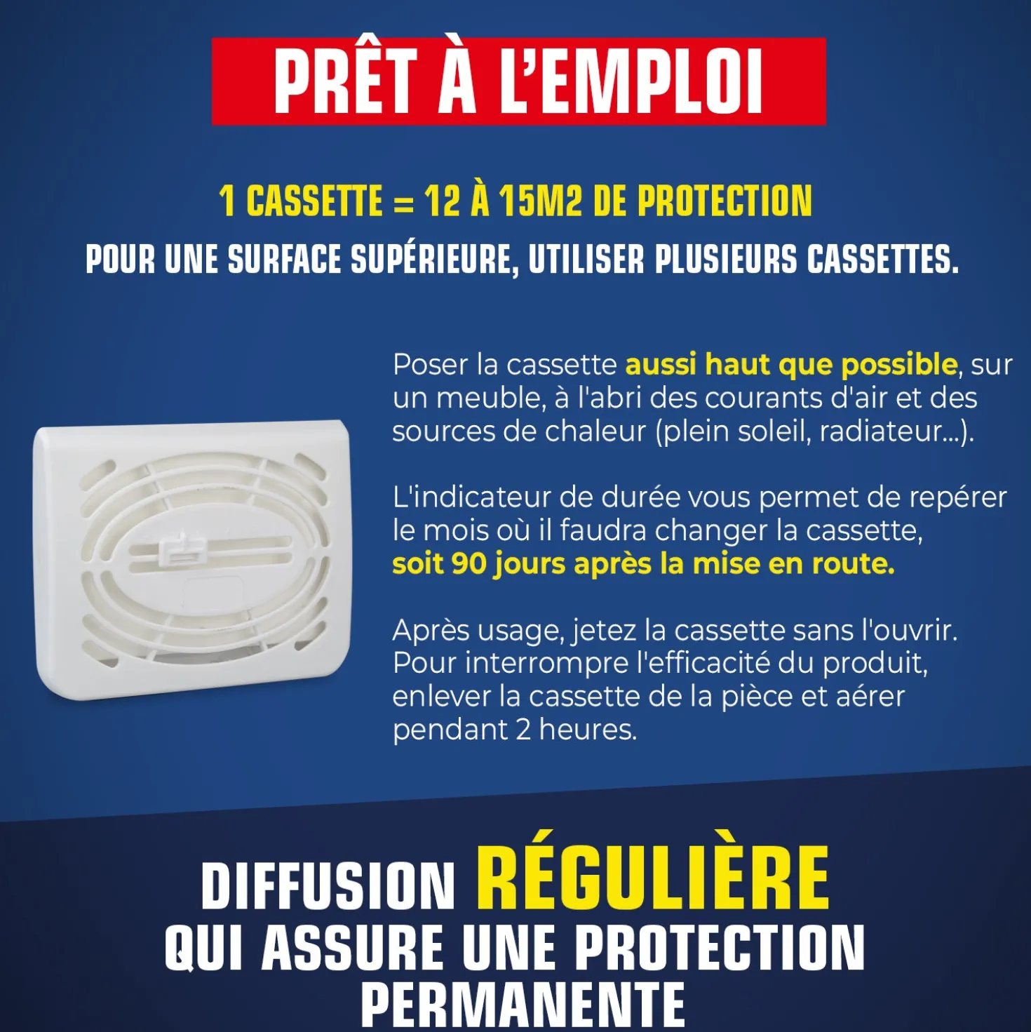 Cassette Mouches Moustiques