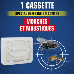 Cassette Mouches Moustiques