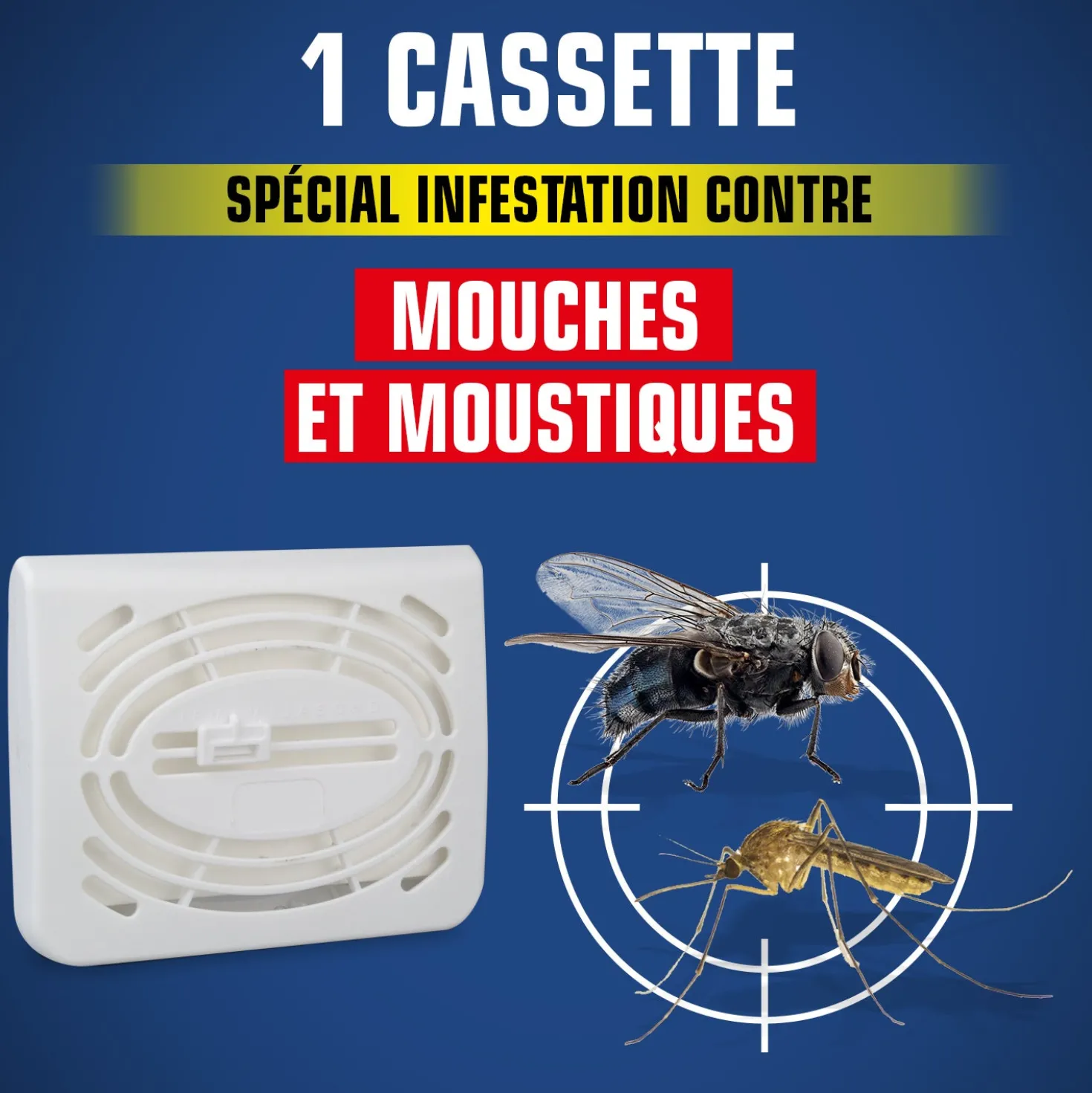 Cassette Mouches Moustiques