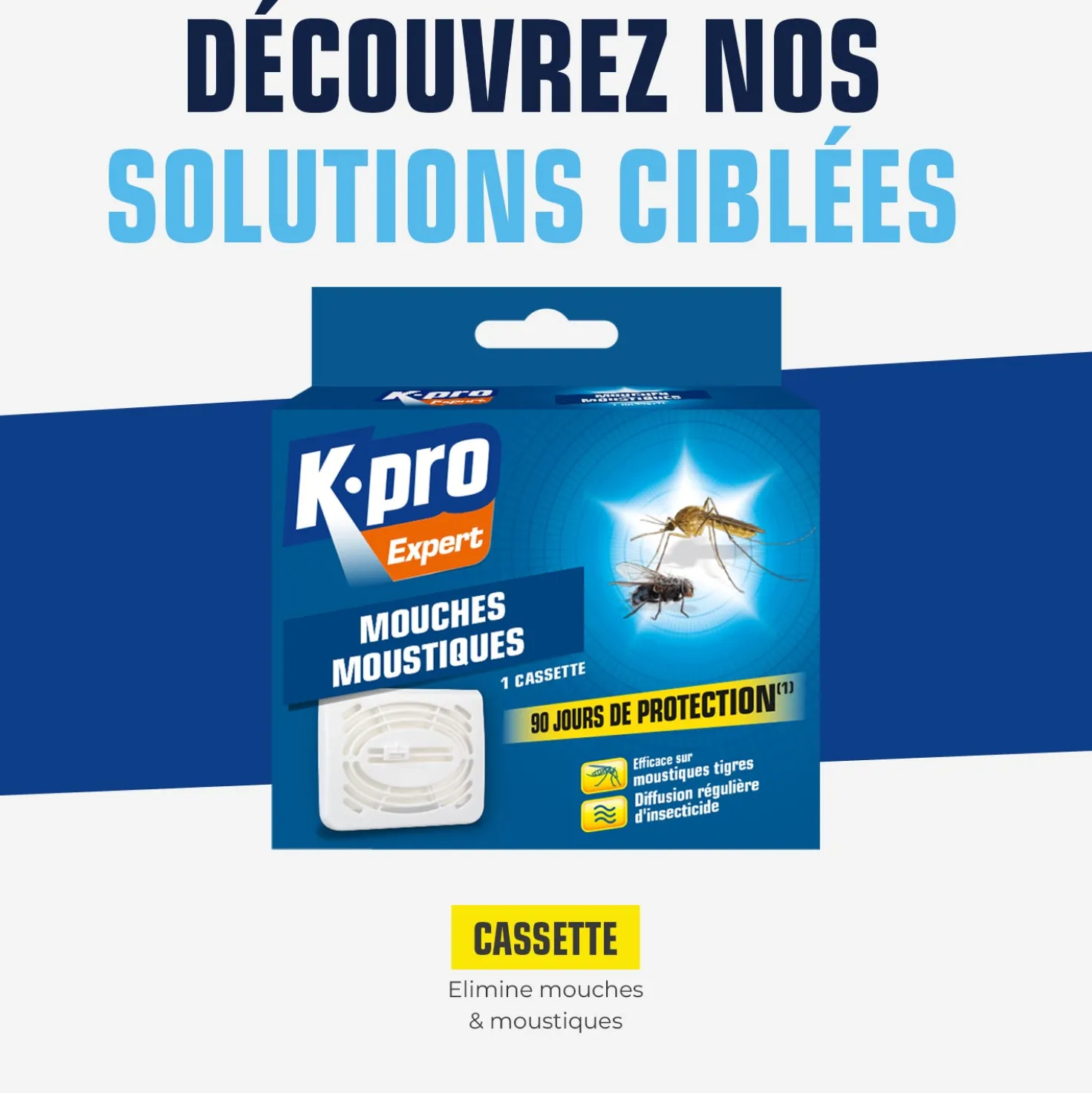Cassette Mouches Moustiques