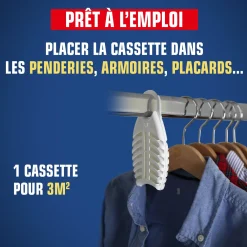 Cassettes contre les mites et larves