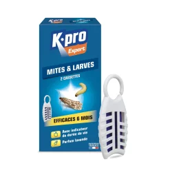 Cassettes contre les mites et larves