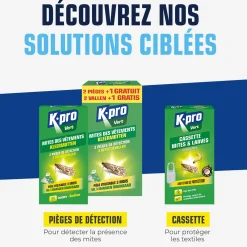 Cassettes répulsives mites des vêtements