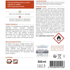 Cire antiquaire aérosol pour bois cirés