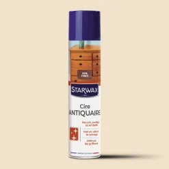 Cire antiquaire aérosol pour bois cirés