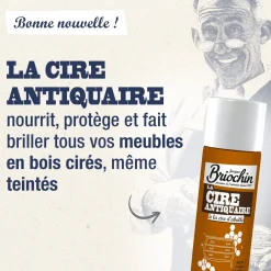 Cire antiquaire à la cire d'abeille