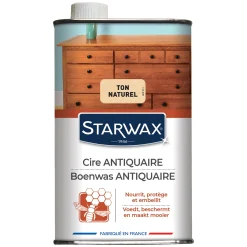 Cire antiquaire liquide pour bois cirés
