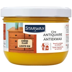 Cire antiquaire pâte pour bois cirés