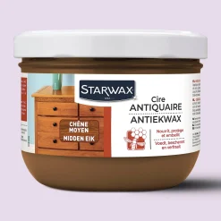 Cire antiquaire pâte pour bois cirés