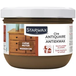 Cire antiquaire pâte pour bois cirés