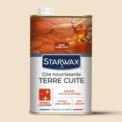 Cire nourrissante (patine à l'ancienne) pour tomettes et terres cuites