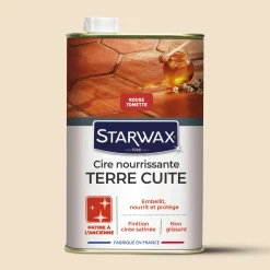 Cire nourrissante (patine à l'ancienne) pour tomettes et terres cuites