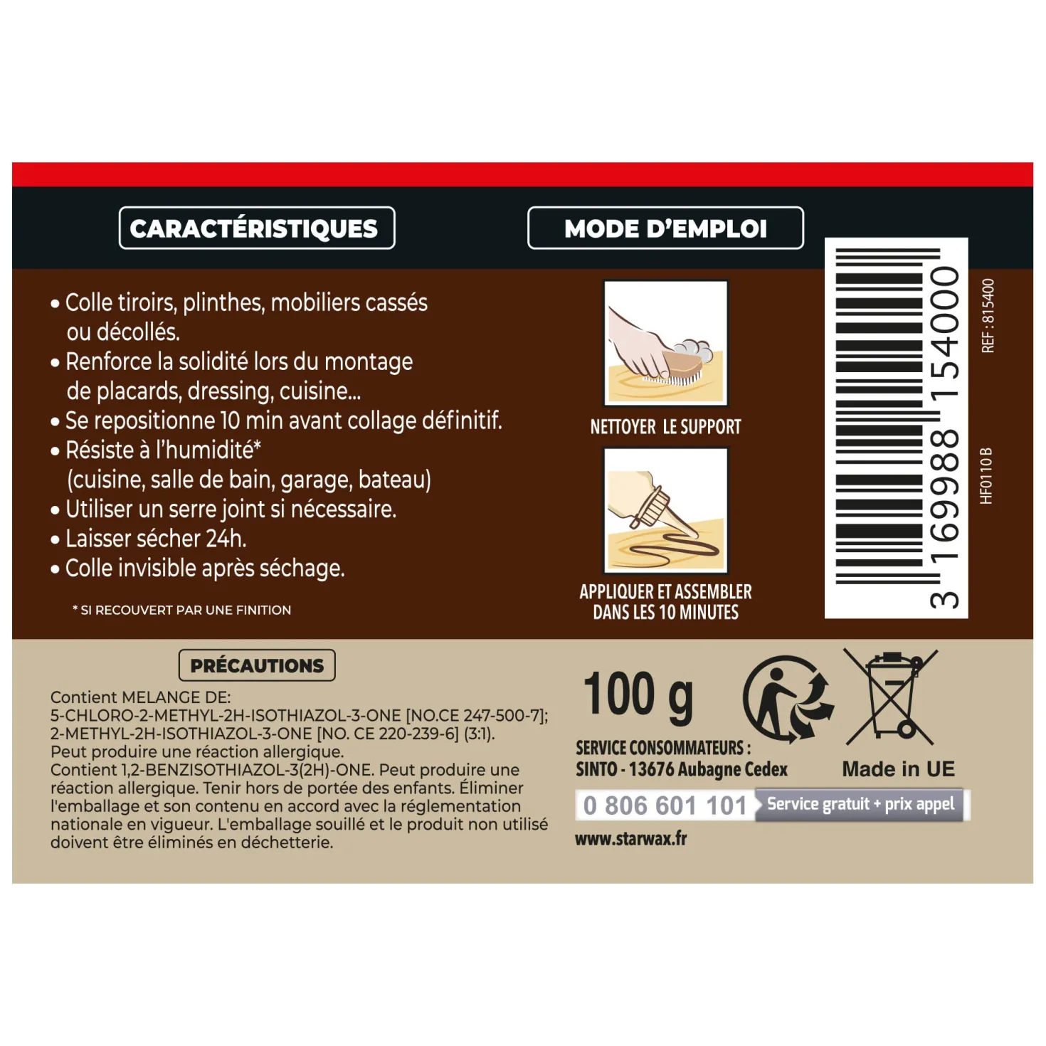 Colle bois et dérives
