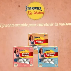 Cristaux de soude en doses prêtes à l'emploi