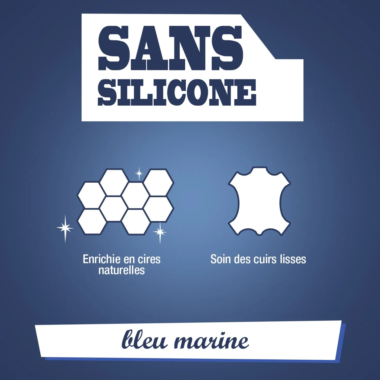 Crème de cirage bleu marine