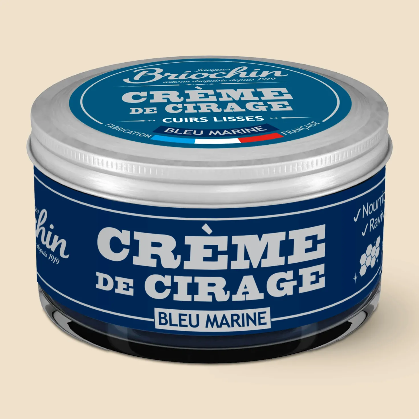 Crème de cirage bleu marine
