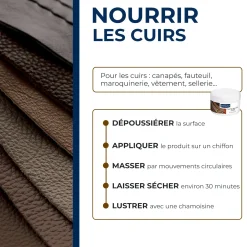 Crème de soin pour cuirs colorés