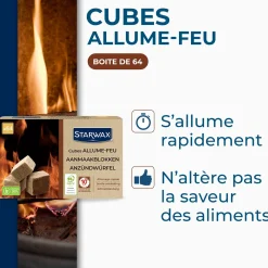 Cubes allume feu PEFC