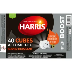 40 cubes allume feu super puissant