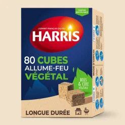 80 cubes allume feu 100% végétal FSC®